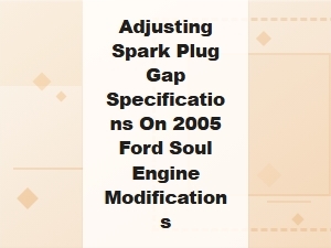 Adjusting Spark Plug Gaps for Engine Performance Tuning